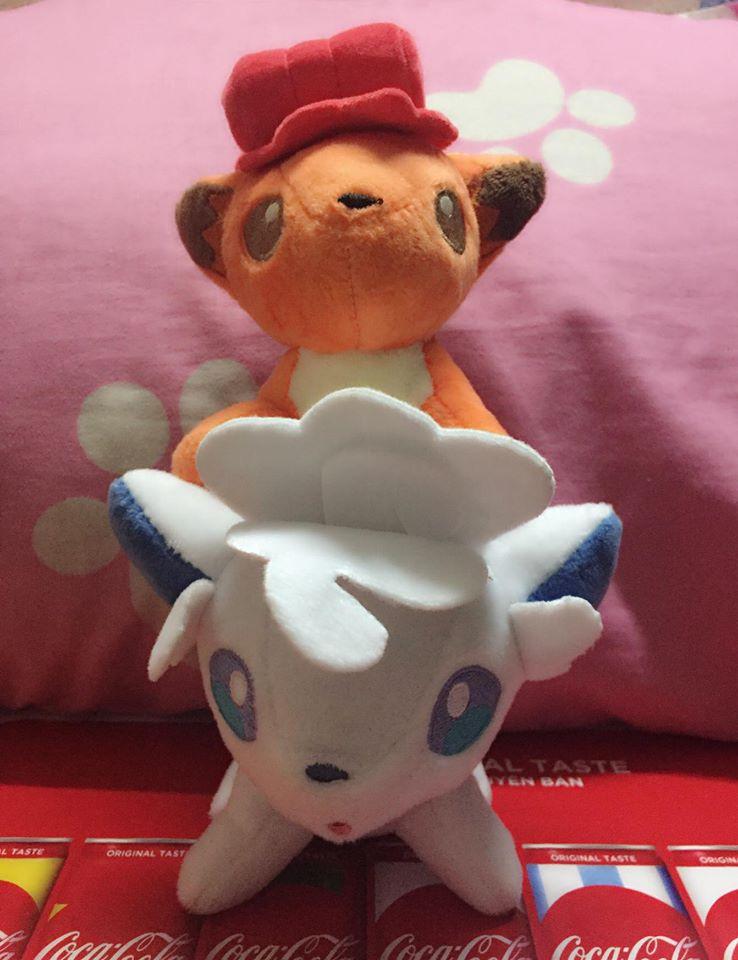 Móc khóa Cáo bông Vulpix pokemon