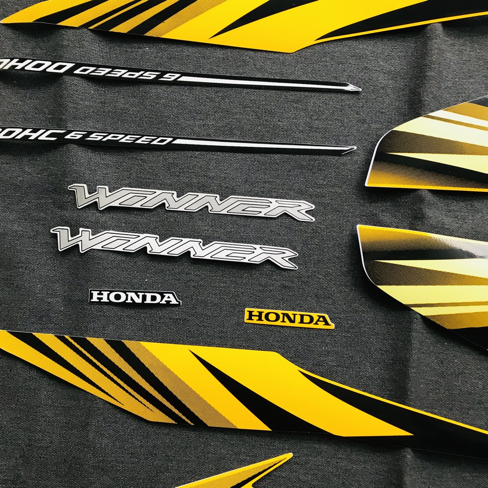 [HCM]Tem dán XE HONDA WINNER ( MÀU VÀNG )