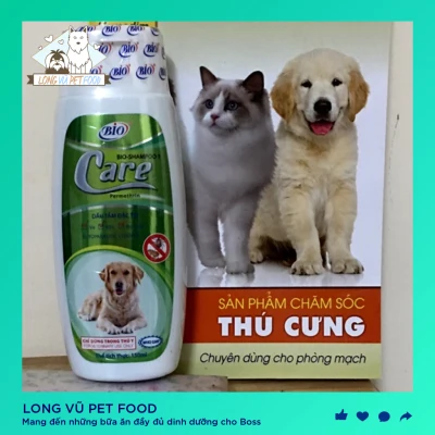 Sữa Tắm Đặc Trị Ve Rận Bọ Chét Cho Chó Mèo bio Care - Long Vũ Pet Food