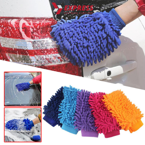 Găng Tay Rửa Xe Sợi Microfiber