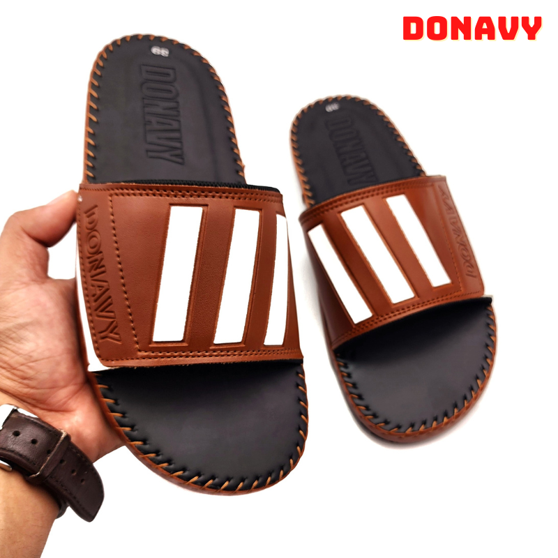 Dép Quai Ngang Nam Da Vyfashion Đẳng Cấp, Hàng Công Ty Cao Cấp V.3SOC