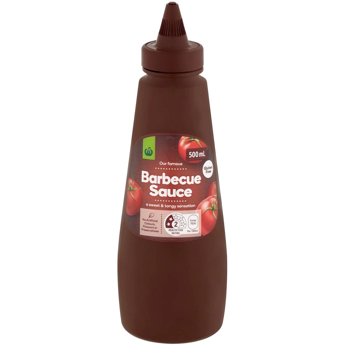 Sốt BBQ Woolworths Barbecue Sauce Squeeze 500ml