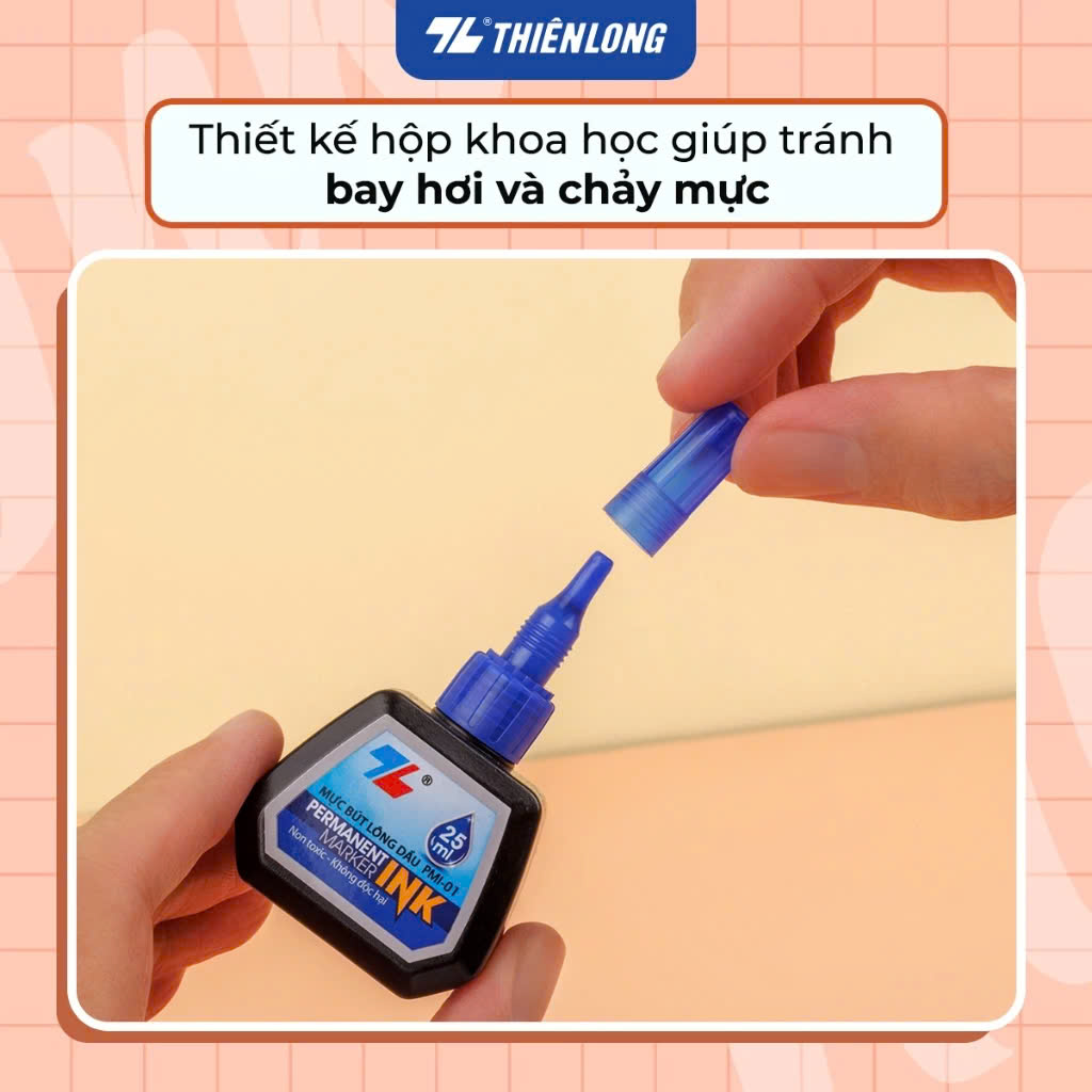 Mực bút lông dầu 25ml Thiên Long PMI-01