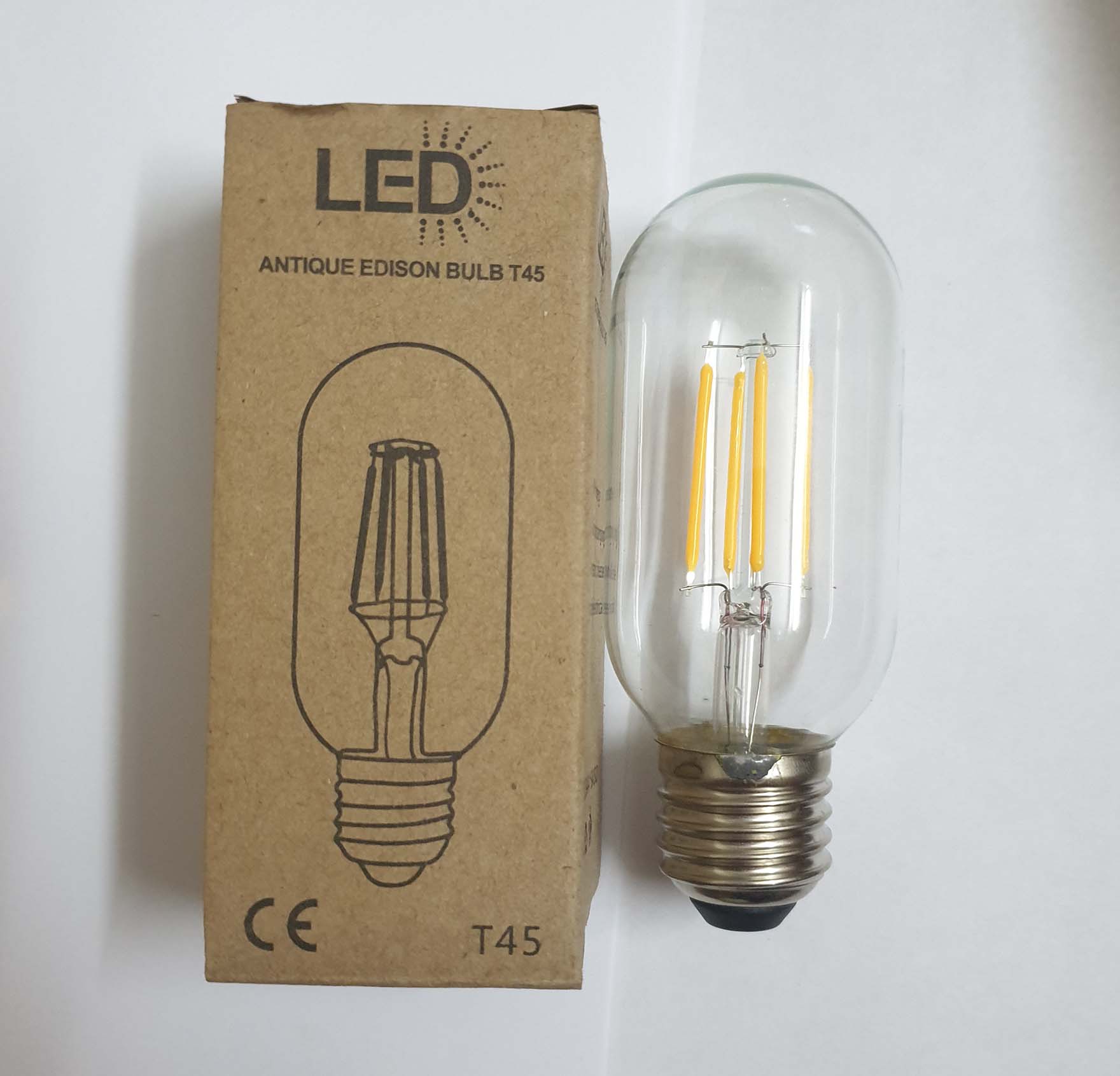 Bóng Đèn LED Edison T45 4W E27