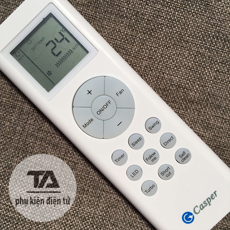 [ FREE SHIP ] Remote máy lạnh Casper ✔ Điều khiển điều hòa Casper