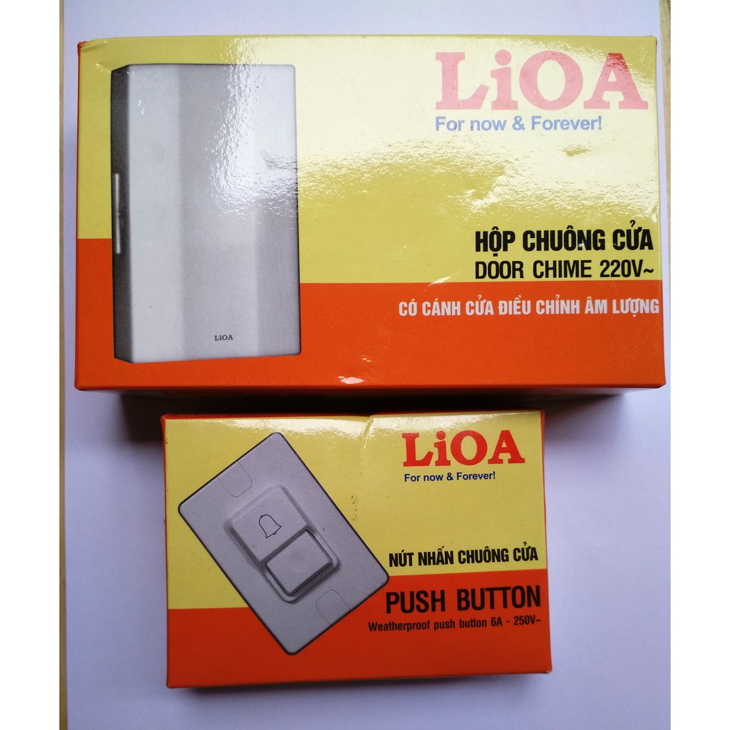 Chuông điện Lioa, bộ chuông cửa điện có dây Lioa