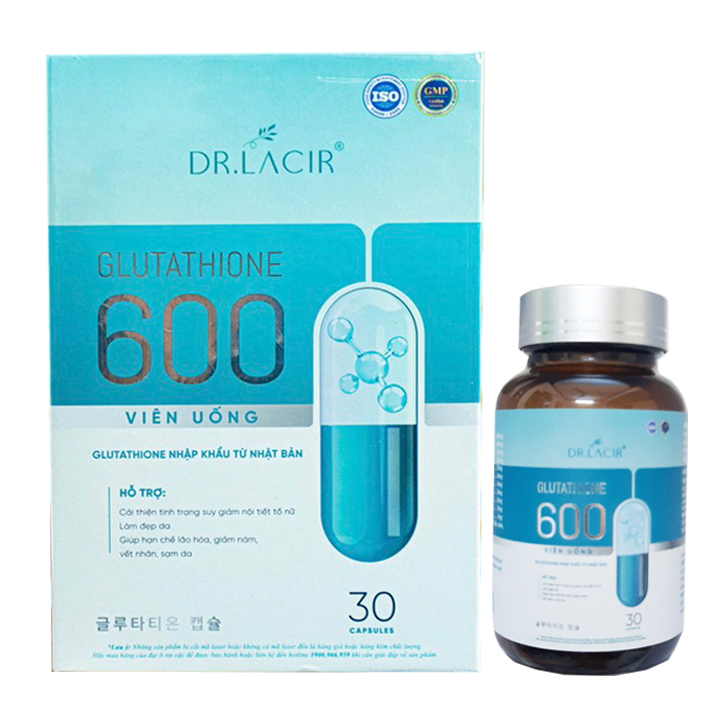 Viên Uống Glutathione 600 Dr Lacir Hỗ Trợ Trắng Da Mờ Nám | Lazada.vn