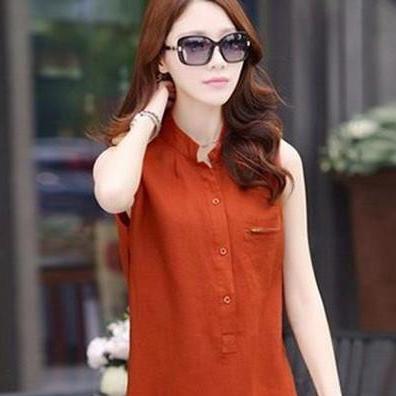 Đầm cát tuyết dáng suông Nhà may Thu (Cam đất)