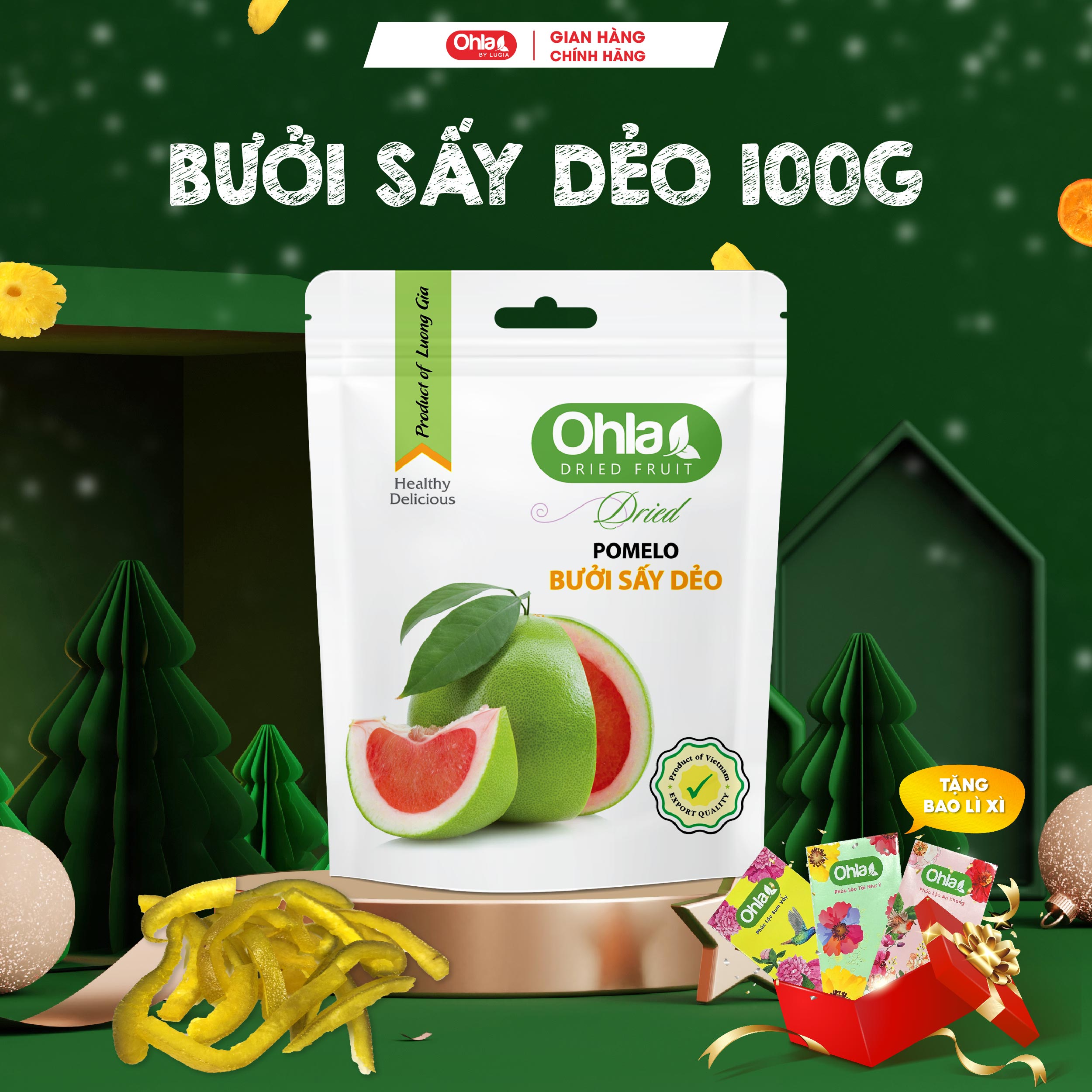 Bưởi sấy dẻo Ohla - 100gr