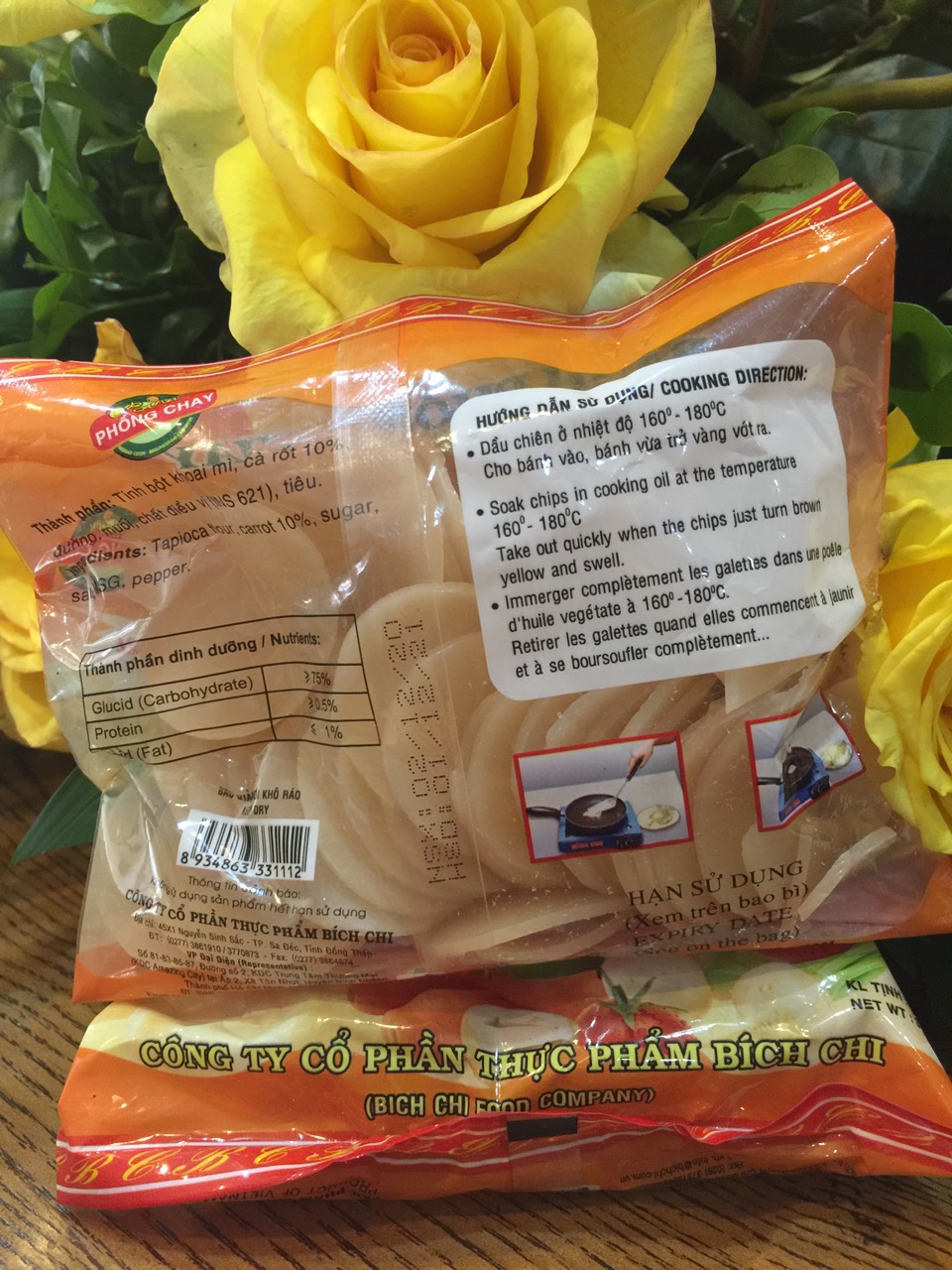 BÁNH PHỒNG CHAY BÍCH CHI