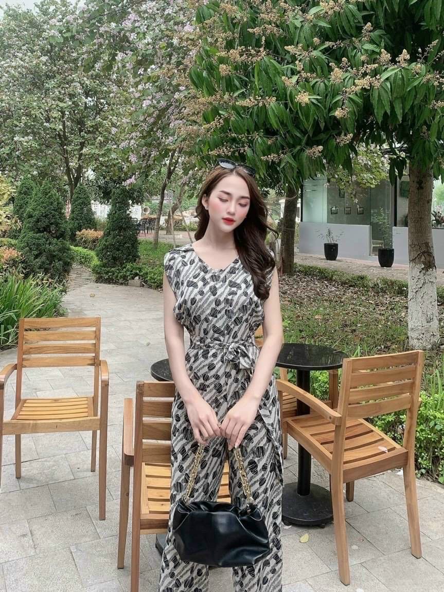 Jum ống rộng lụa 3D cột nơ xinh lung linh
