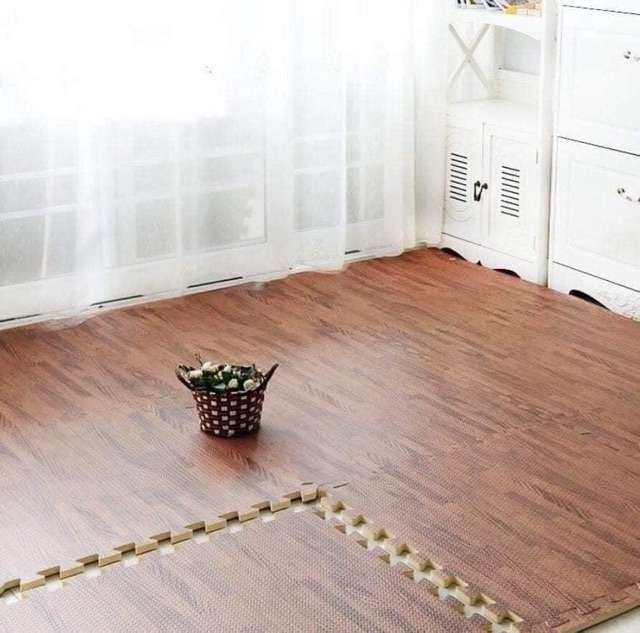 Thảm Xốp Lót Sàn Vân Gỗ- Bịch 6 Miếng