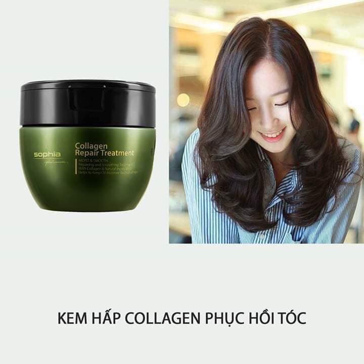 KEM Ủ HẤP TÓC PHỤC HỒI COLLAGEN SOPHIA 450ml