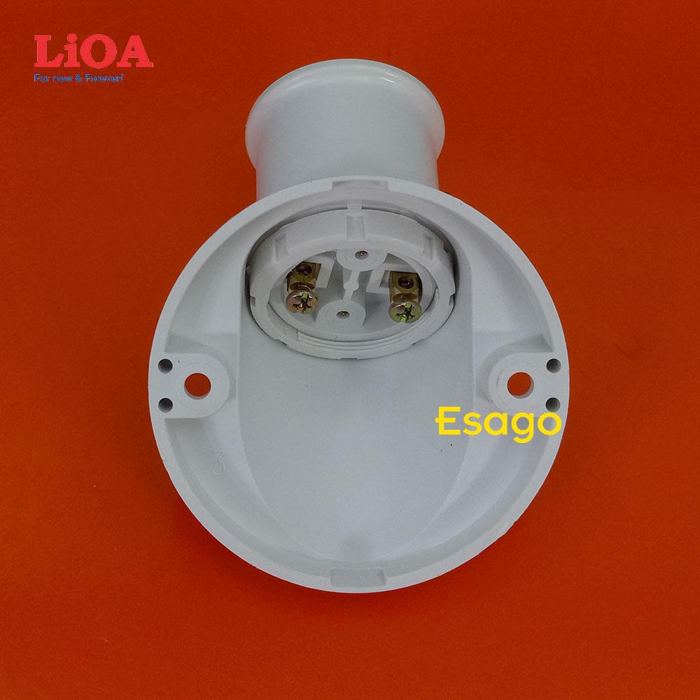 [HCM]Đui đèn chéo 45 độ đui xoáy E27 LiOA - DDX45