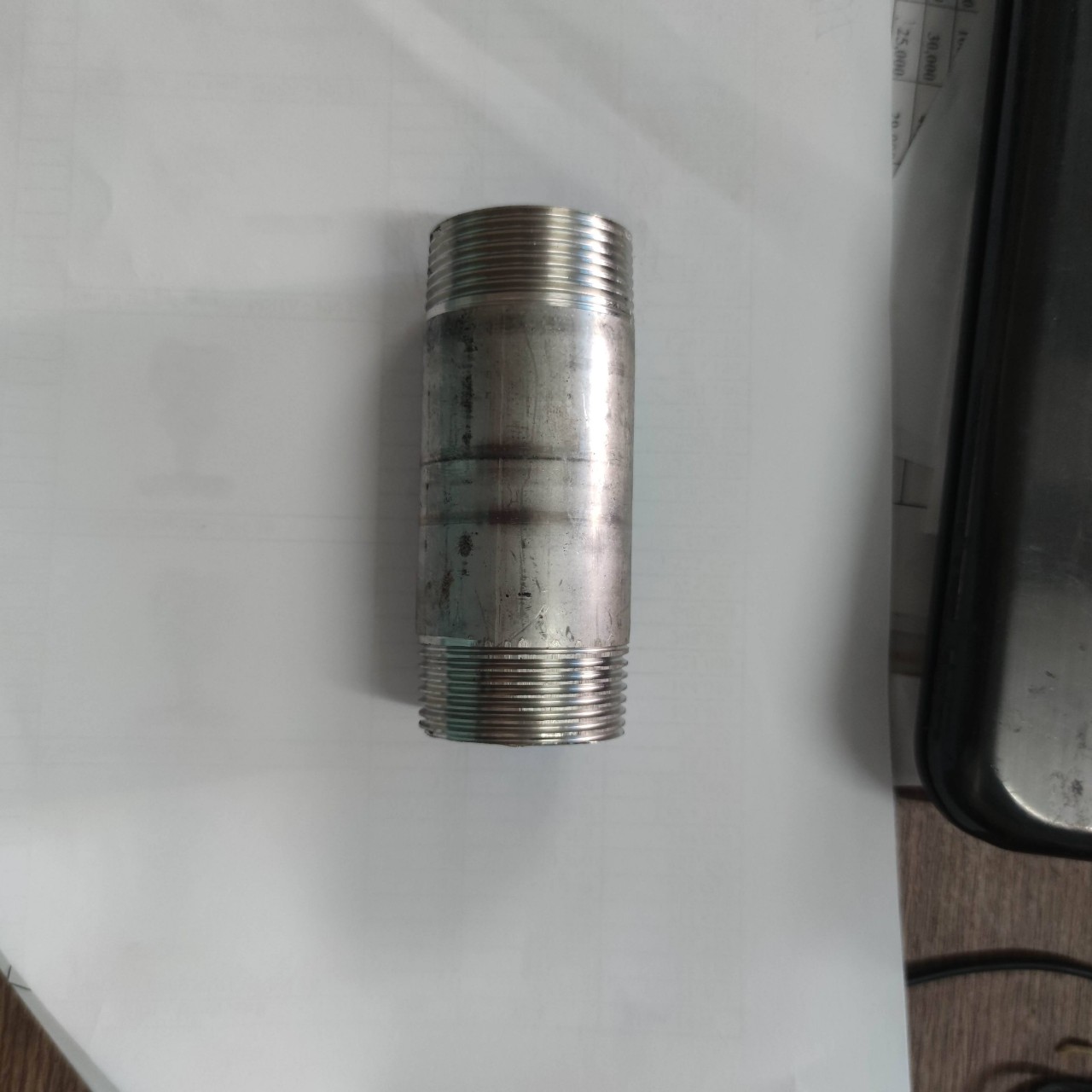Ống Nối hai đầu ren inox 304 phi 49