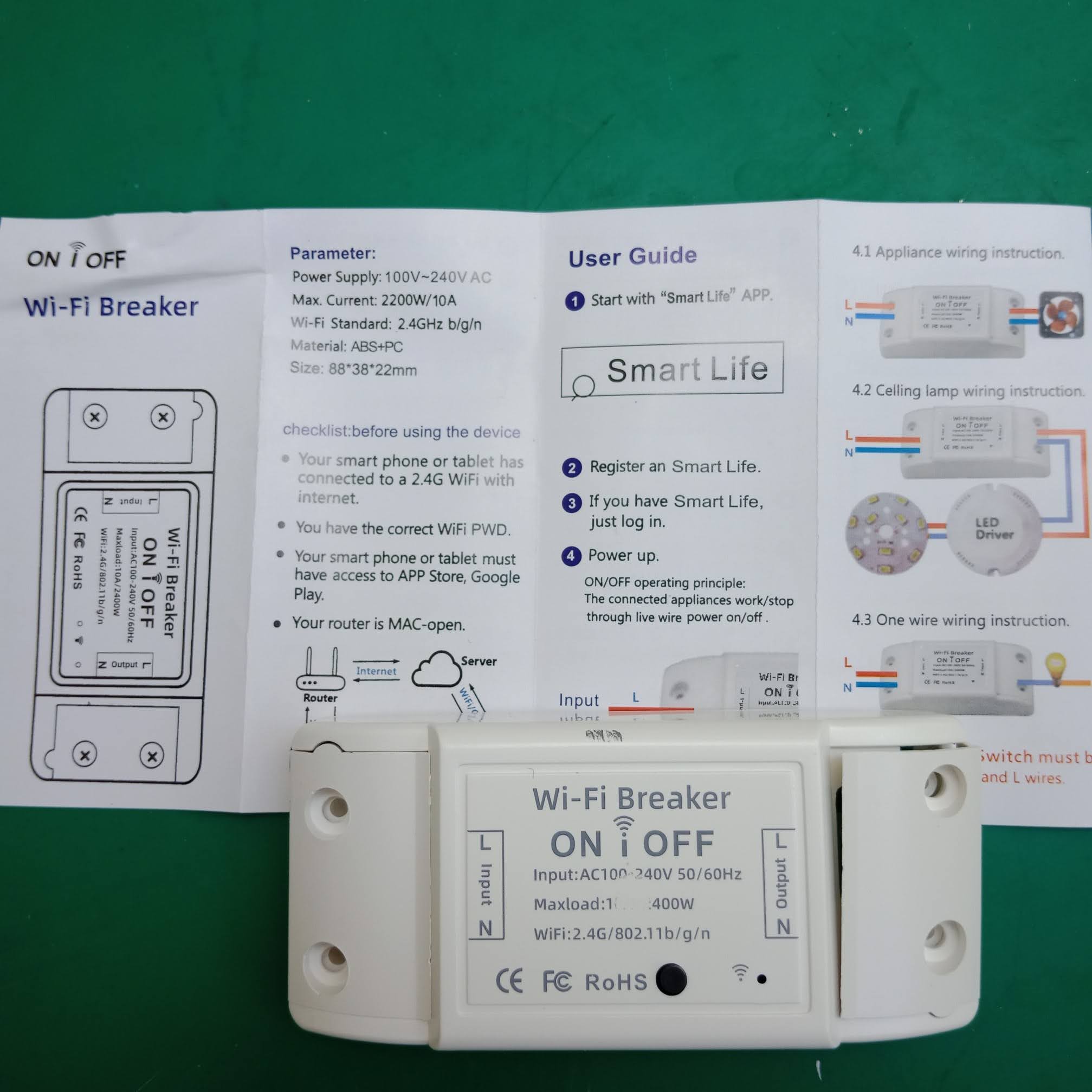 Công Tắc Wifi Tuya Basic - Điều Khiển Từ Xa Smarthome