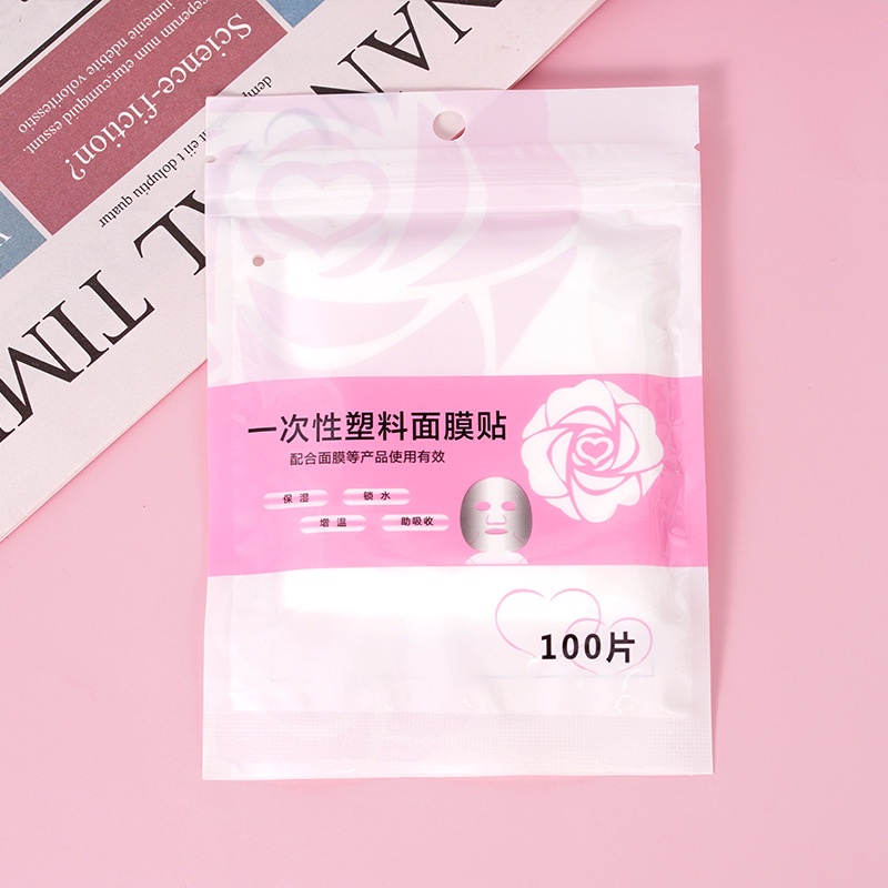 Mặt nạ ủ tê | Nilon ủ tê mặt dạng miếng, gói 100 miếng