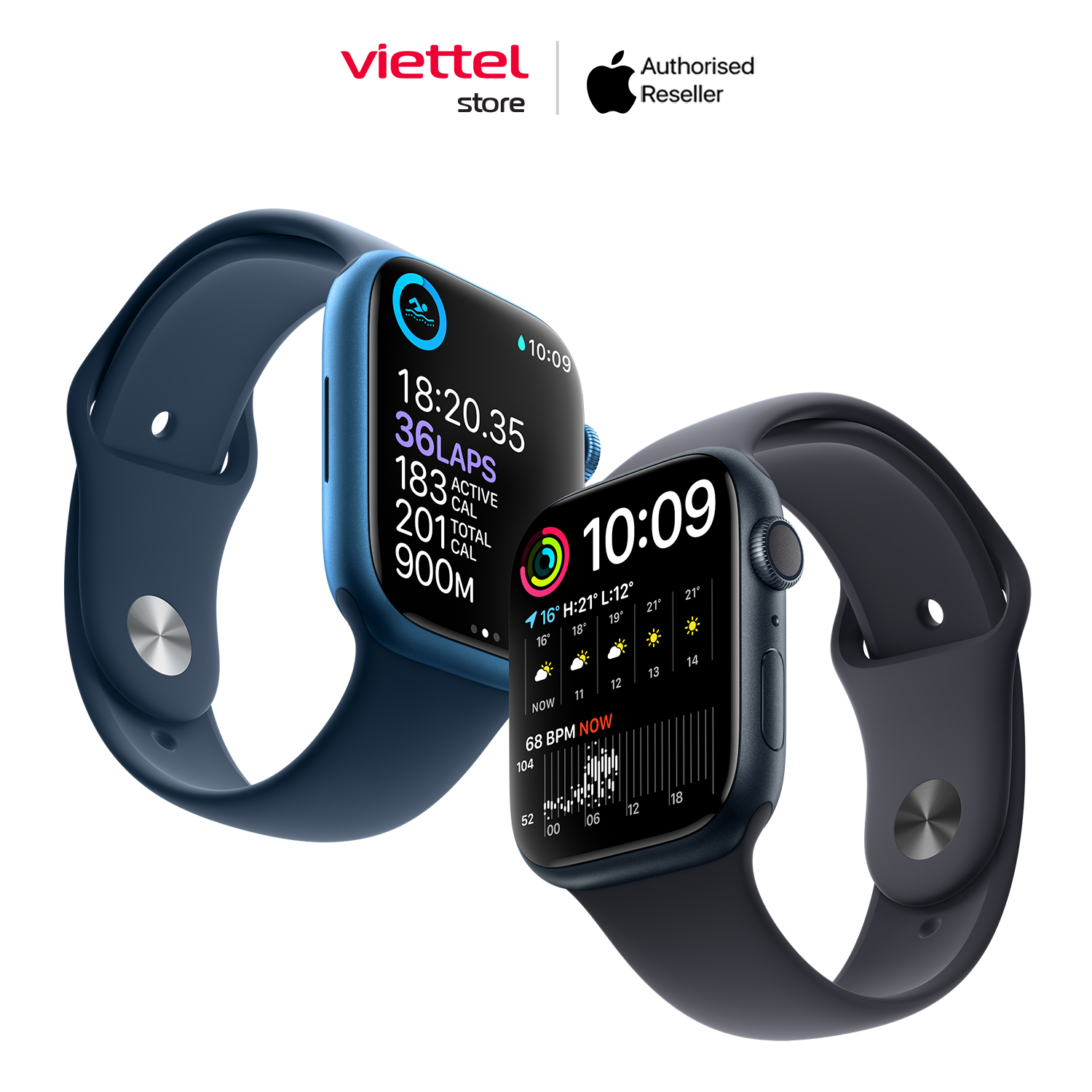 [Trả góp 0%] Apple Watch Series 7 GPS Chính hãng (VN/A) [Viettel Store]