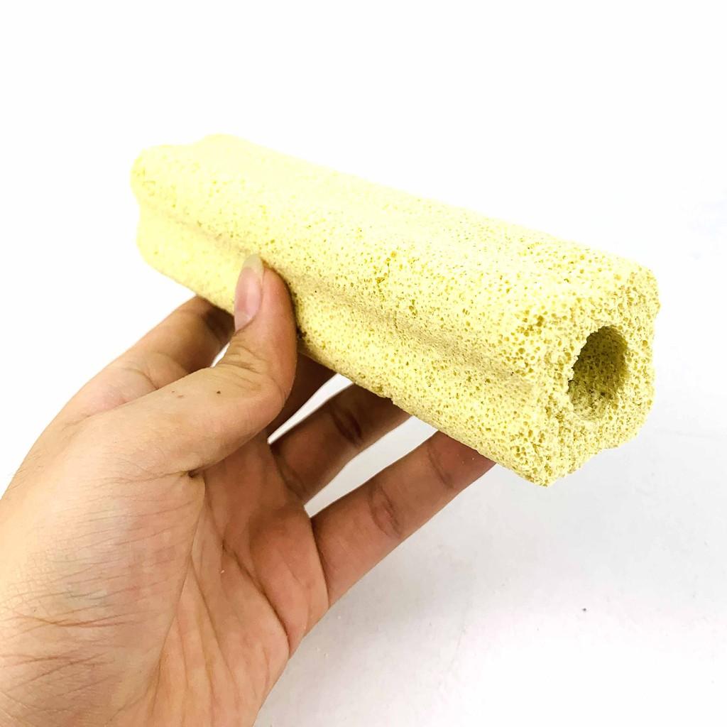 Thanh sứ lọc hoa mai cây lớn 15x3.5cm - vật liệu lọc nước hồ cá- bể cá thanh sứ