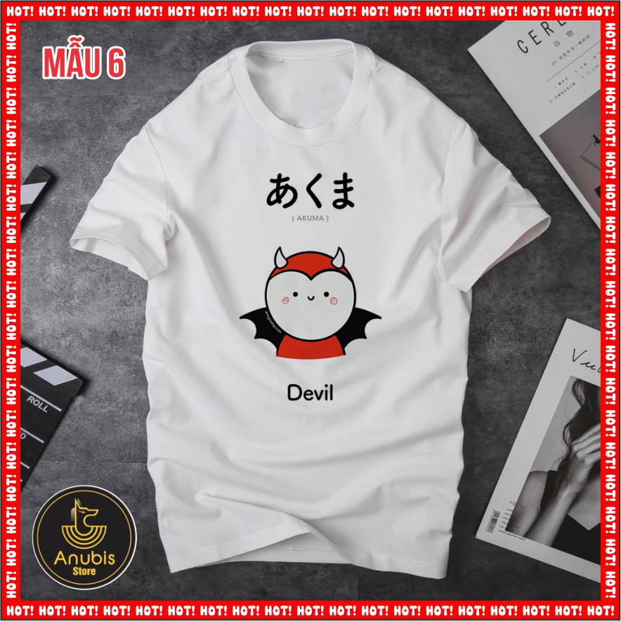 [HCM]ÁO THUN UNISEX CHIBI NHẬT SIÊU CUTE (7 MẪU)