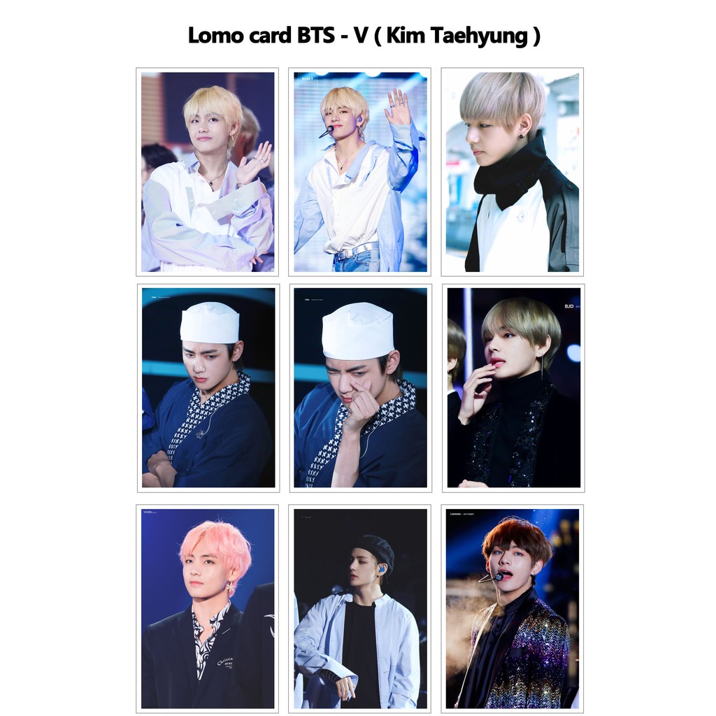 Lomo Card Ảnh BTS - V ( 36 ảnh )
