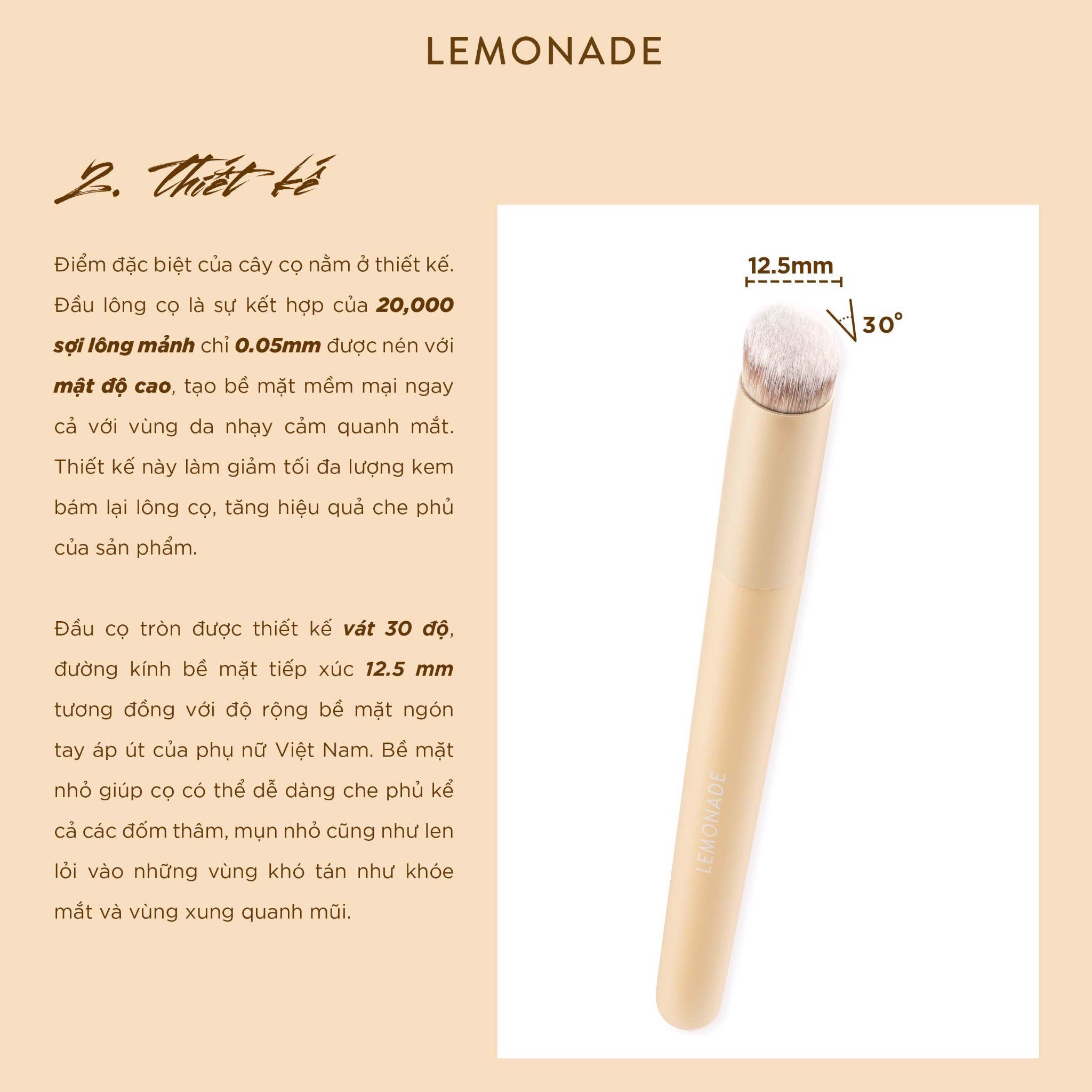 Cọ che khuyết điểm Lemonade Brush Concealer