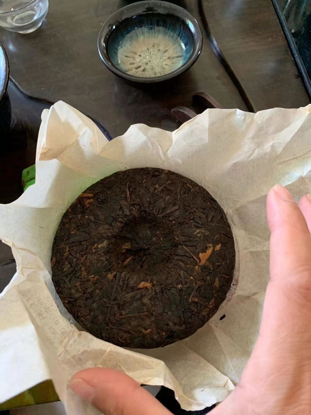 [HCM]bánh trà phổ nhĩ cung đình 100gr (trà chín)