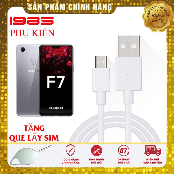 Cáp sạc nhanh cho oppo f7 chính hãng