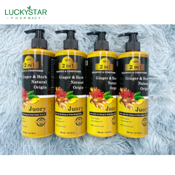 Dầu Gội Gừng và Thảo Dược Lucky Star