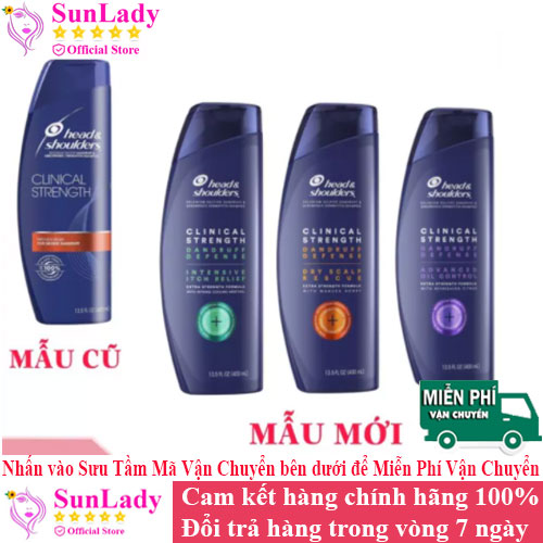 Dầu gội ngăn ngừa gàu và nấm da đầu của Mỹ Head & Shoulders 400ml - dau goi tri gau Head & Shouder t