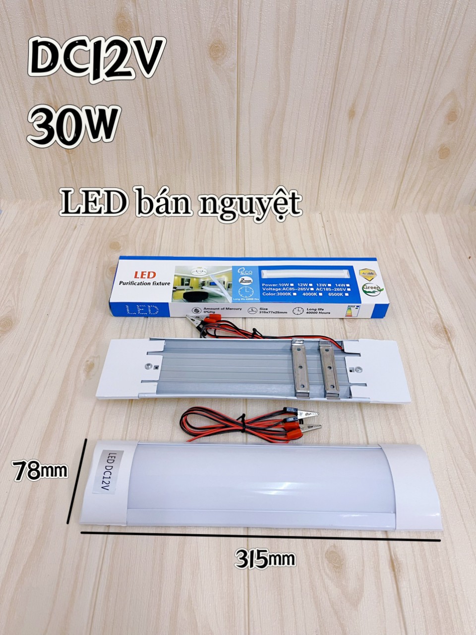 Bóng Đèn Led Kẹp Bình 12v Chống Nước - Siêu Rẻ