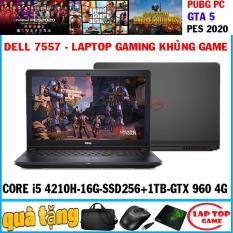 ❉ [Trả góp 0 ]Dell 7557 -máy khủng game Core i5-4210H ram 16g ssd 256 hdd 1tb VGA GTX 960M màn 15.6″ FHD 1080 ) Máy chơi game hạng năng