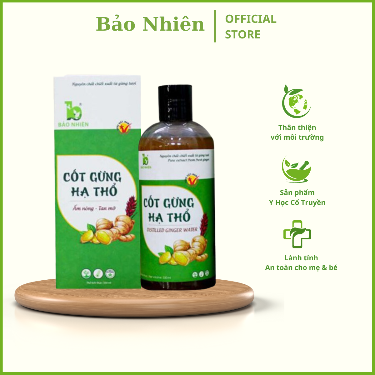 Cốt Gừng Giảm Mỡ Vòng Eo Sau Sinh Bảo Nhiên