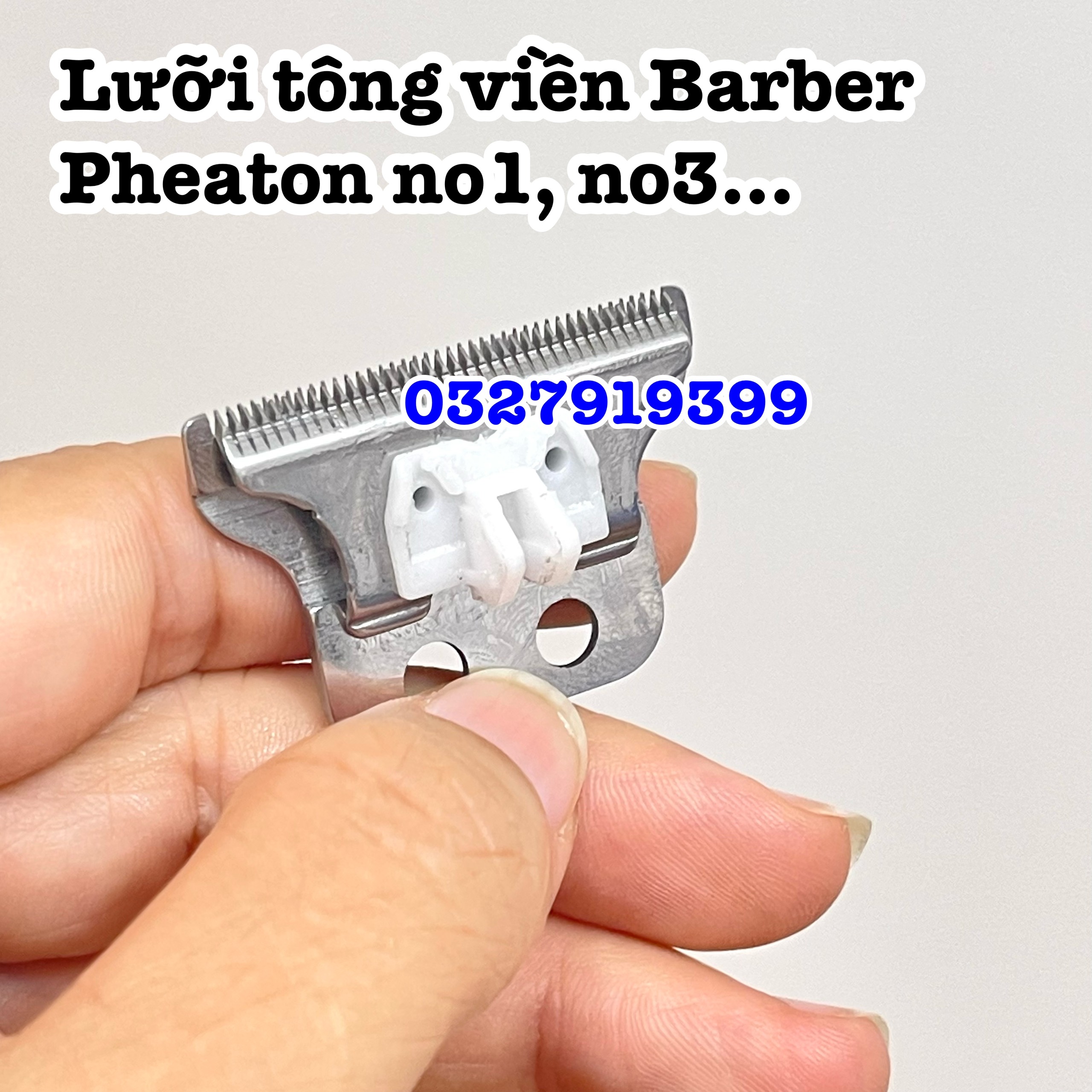 Lưỡi tông đơ viền Barber 9220 Pheaton no1 thép không gỉ sắc bén thay thế lưỡi cũ hiệu quả