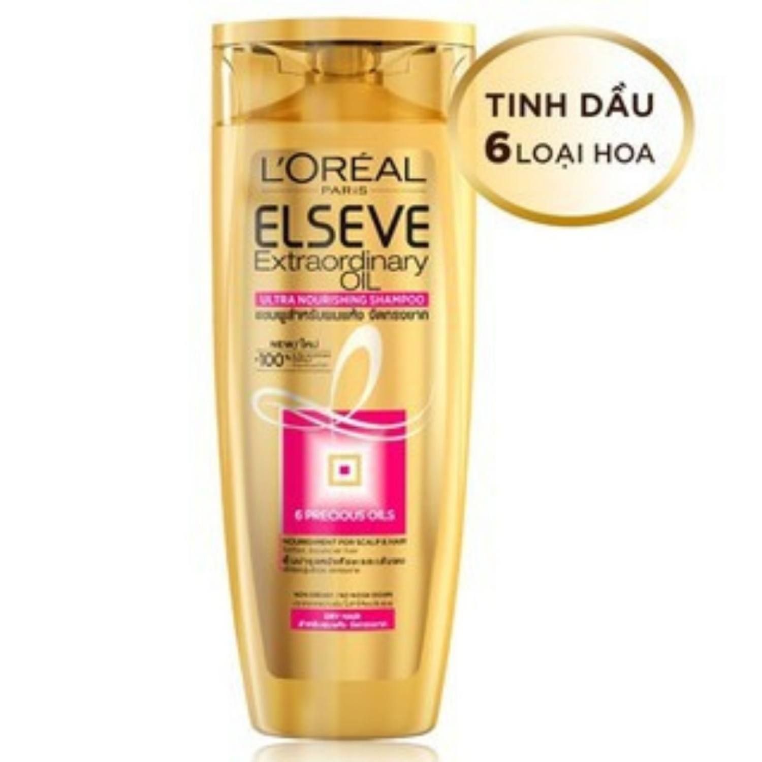 (Hàng khuyến mãi) Dầu gội dưỡng tóc L'Oréal Elseve tinh dầu nước hoa-110ml( 6 tặng 2/ khi .mua 6 sản phẩm bất kỳ dc tăng 2 sản phẩm)