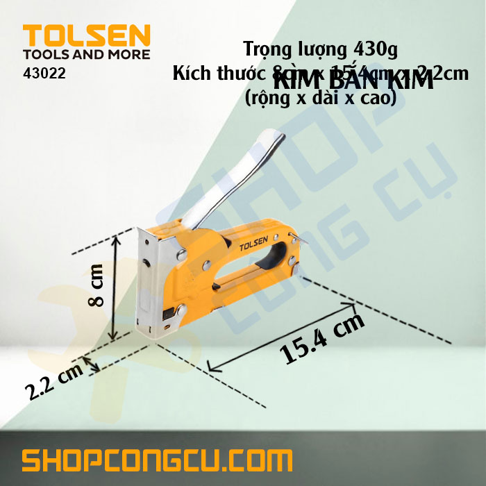 [HCM]Kìm bấm ghim kim Tolsen 43022