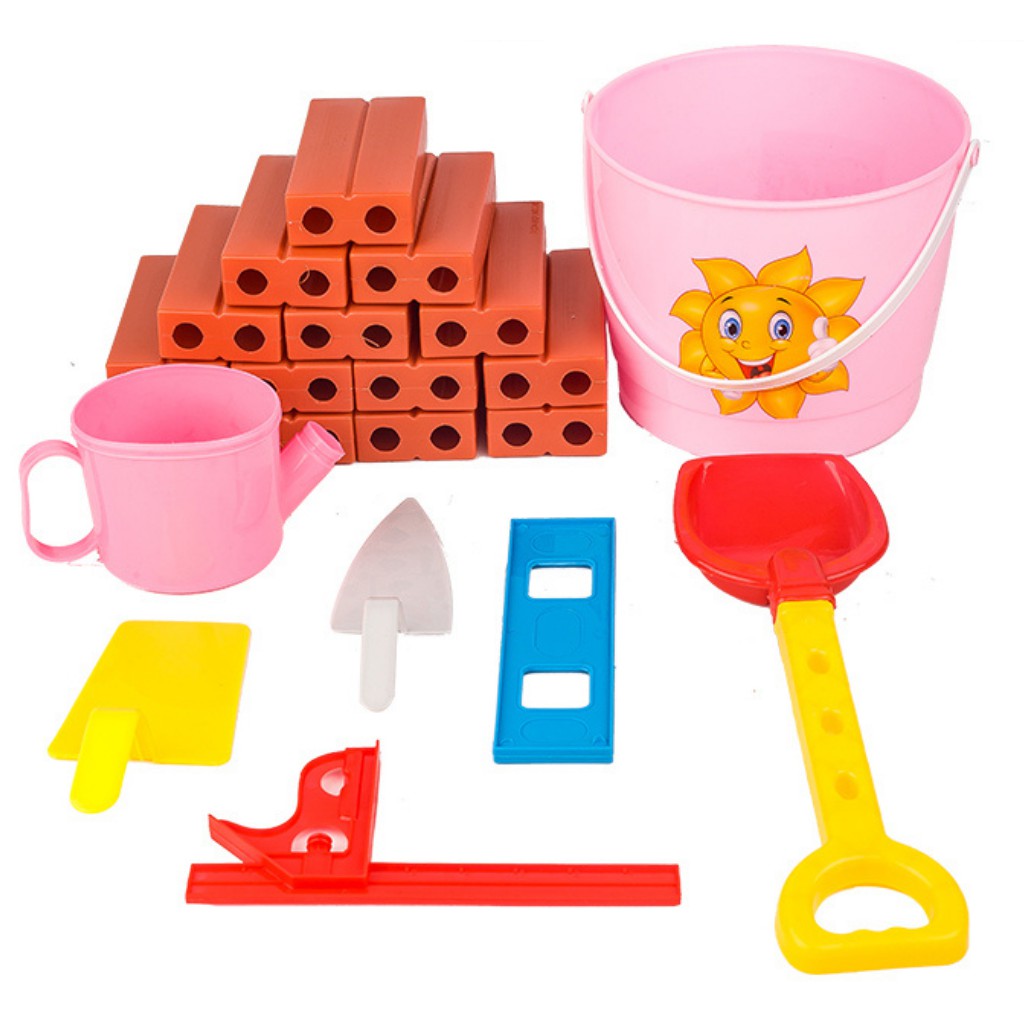 Đồ chơi dụng cụ vật liệu xây nhà cho bé HT7881
