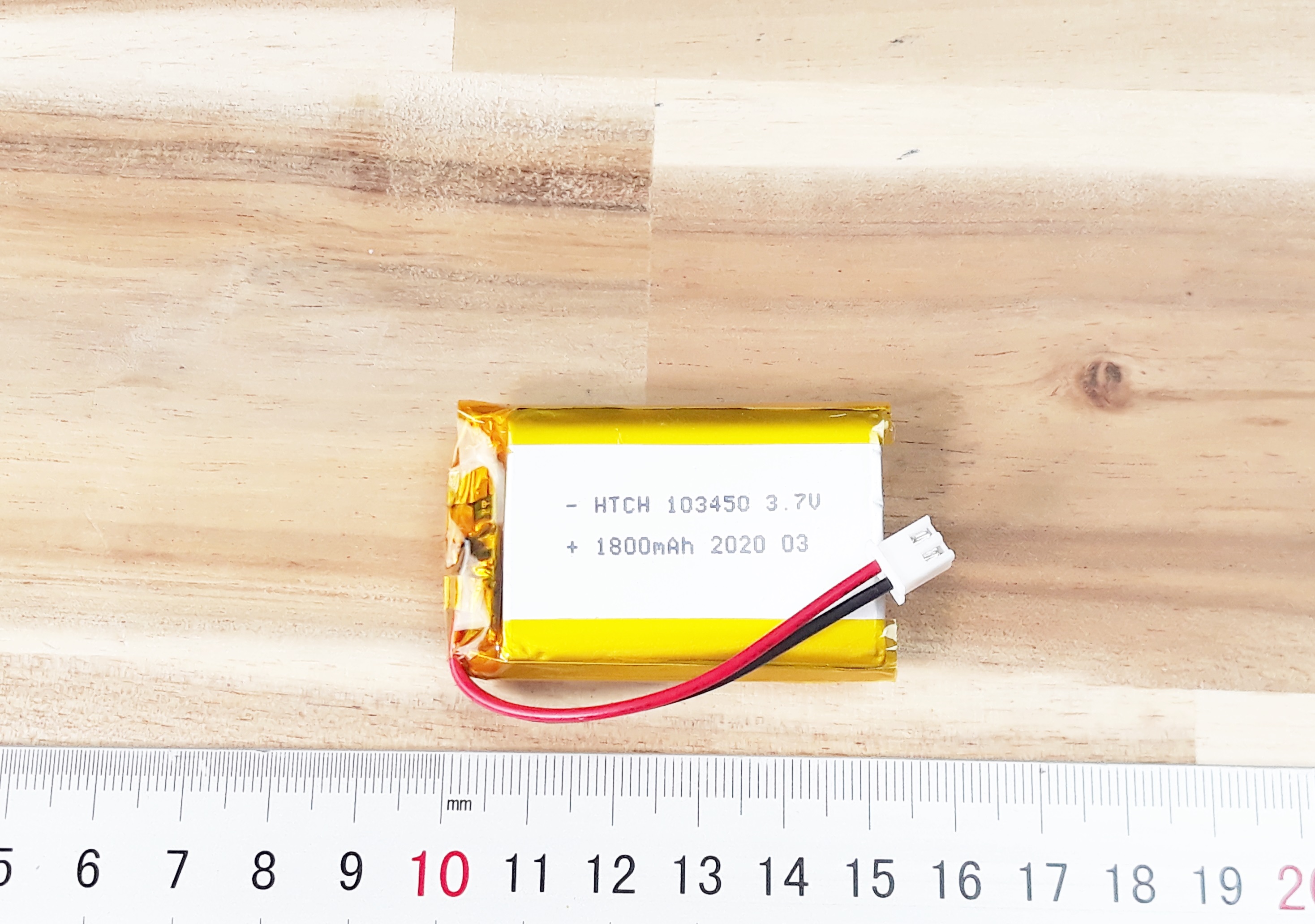 Pin Lithium Polyme (Lipo) 3.7V 1800mAh 103450 - LiBa