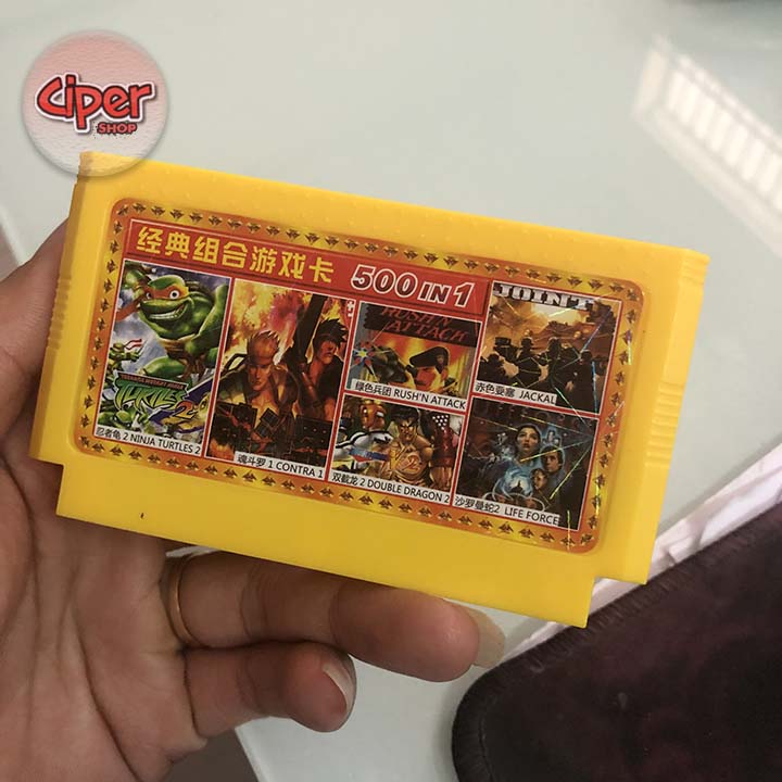 Băng máy game điện tử 4 nút 500in1 - băng game điện tử 4 nút