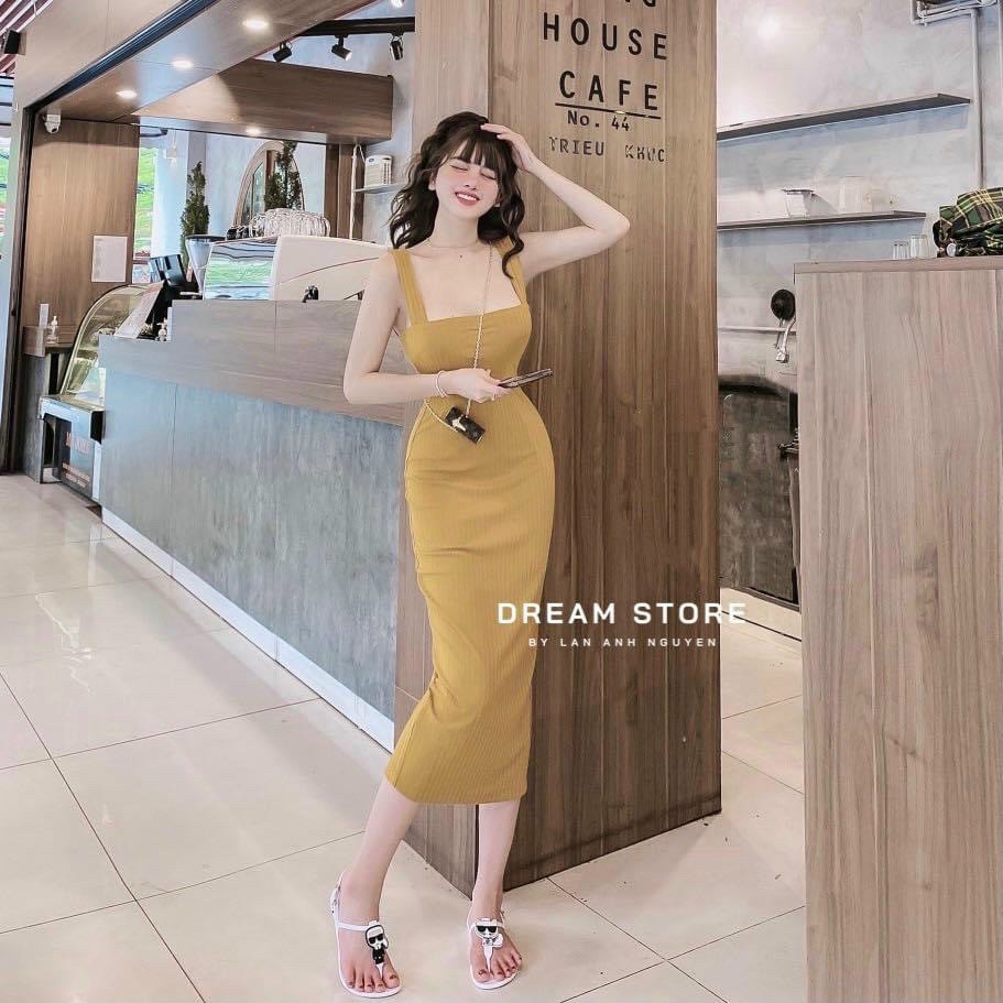 Đầm 2 dây bảng to from xòe, đầm 2 dây, đầm ôm, phụng hoàng