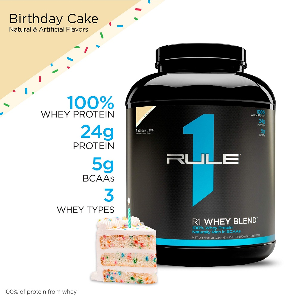 Sữa tăng cơ Rule 1 Whey Blend 4.87lb - 5.01lb