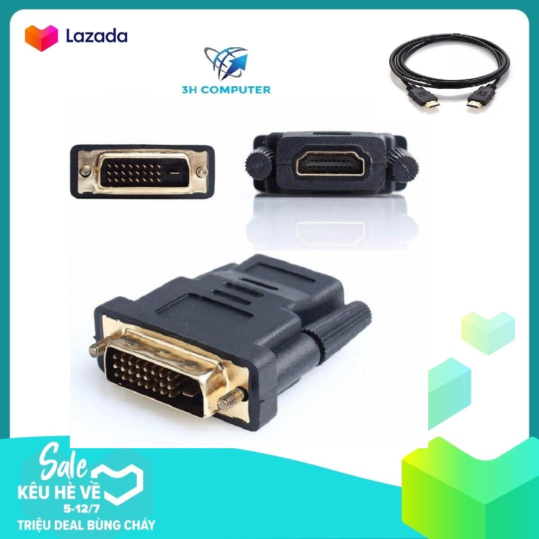 Đầu chuyển đổi DVI-D 24+1 sang HDMI (DVI-D male to HDMI female)