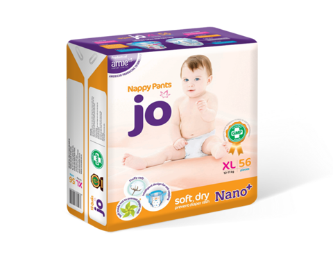 Bỉm JO Quần ( sz:XL56 12-17 kg)