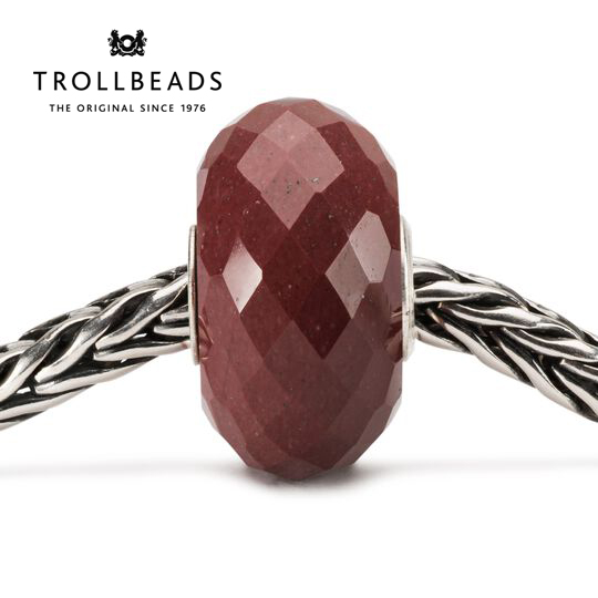 TROLLBEADS Đá Quý Tự Nhiên Red Jasper TSTBE-20035
