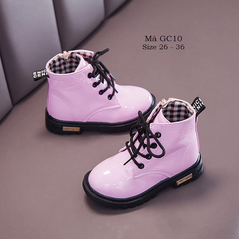 Bốt cổ cao bé gái 3 - 10 tuổi GC10