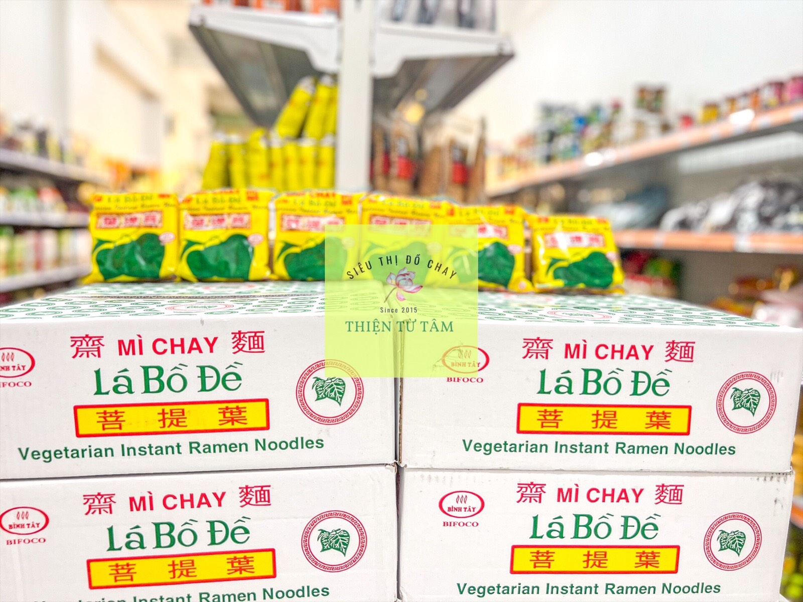 Mì Gói Chay Lá Bồ Đề Mì Chay Ngon Thùng 30 Gói