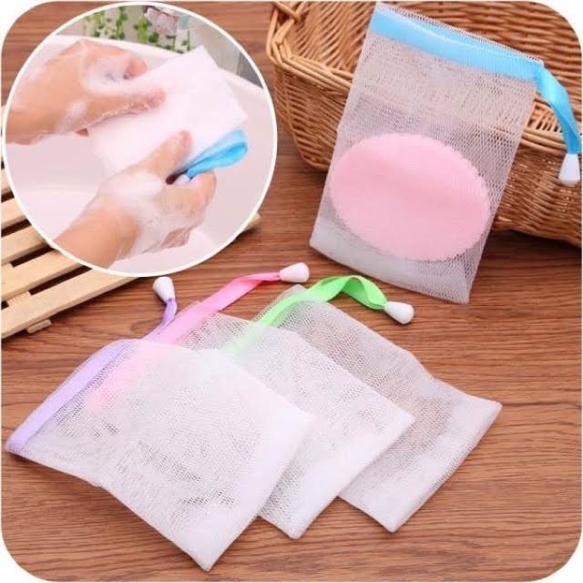 [HCM]Túi lưới tạo bọt đựng xà phòng