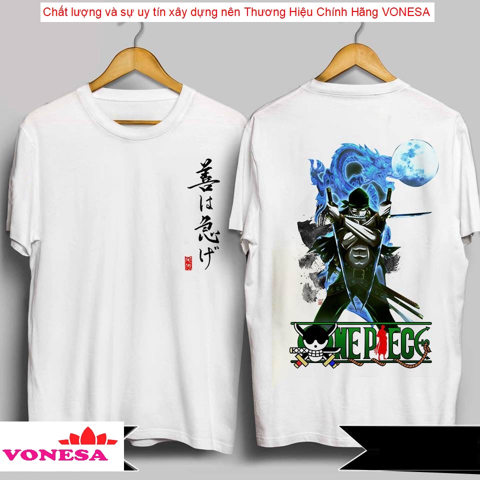 [HCM]Siêu Phẩm Áo Thun Roronoa Zoro Hải Tặc Cực Đẹp | One Piece Tshirt (Ảnh thật)