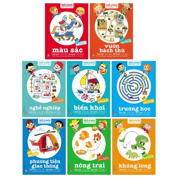 Fahasa - Combo Sách Hay Trò Chơi Phát Triển Trí Tuệ (Bộ 8 Cuốn)