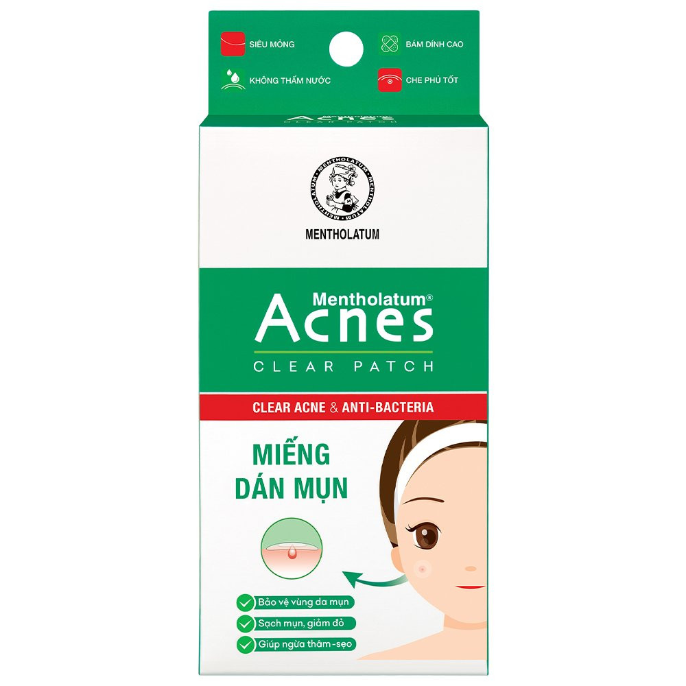 Miếng dán mụn Acnes Clear Patch - 3 tác động